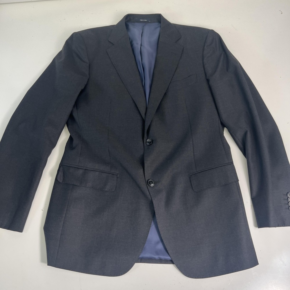 Suitsupply Suit Mens 42L 36x31 Gray Napoli Brescia VBC Wool Super 110s 2 Piece - Picture 11 of 16